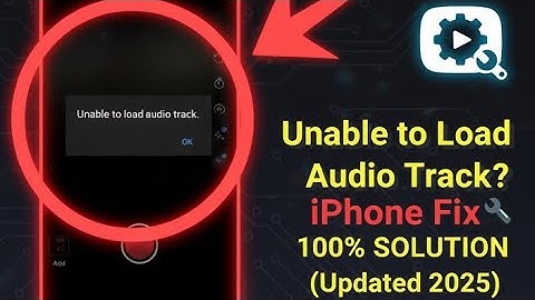 Known issue:🚨 Unable to Load Audio Track Error When Adding Audio to Shorts Video 🔧 FIXED ✅
