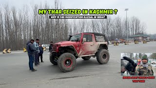 Thar Seized in Kashmir? 💔 | First Trip with Monster Thar gone wrong 😅 | KASHMIR TRIP E01.