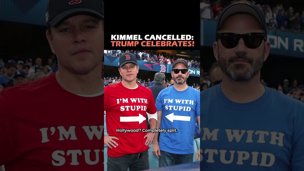 Kimmel Cancelled Trump Celebrates REIDframed Studios