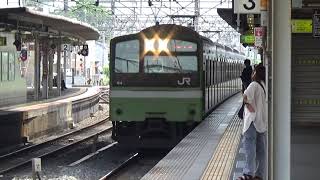【普通列車到着！】おおさか東線 201系 普通新大阪行き 放出駅