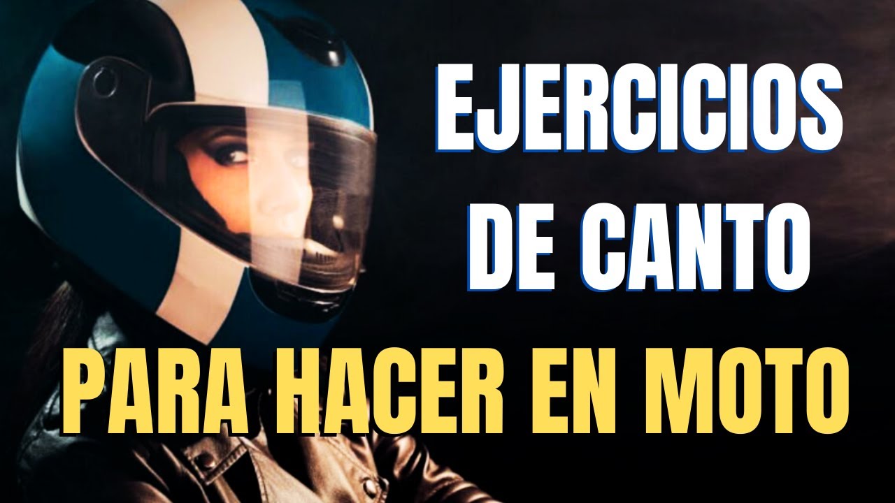 Ejercicios de CANTO 🎤 para hacer en MOTO 💥