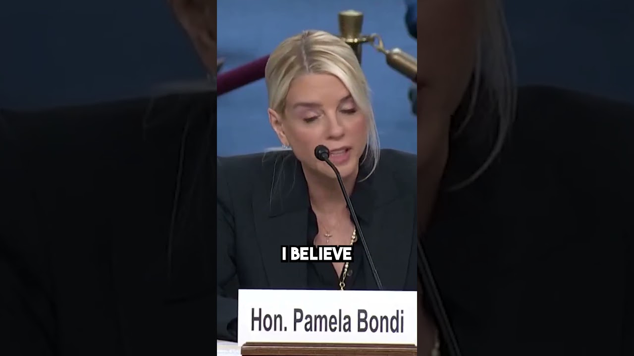 BREAKING: Attorney General MELTS DOWN after being asked about Epstein & Trump #shorts