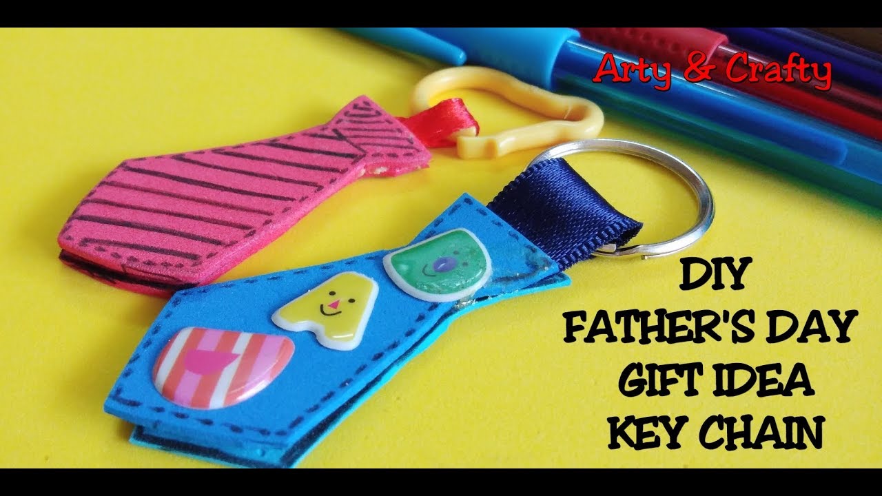 father's day keychain diy