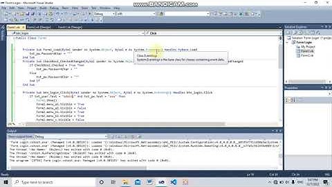 Cara membuat form Login dan memberikan hak akses pada User menggunakan Vb.Net