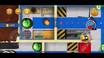 Robbery Bob chapter 3 Secret labs part 1 GamePlay (iOS ,Android )