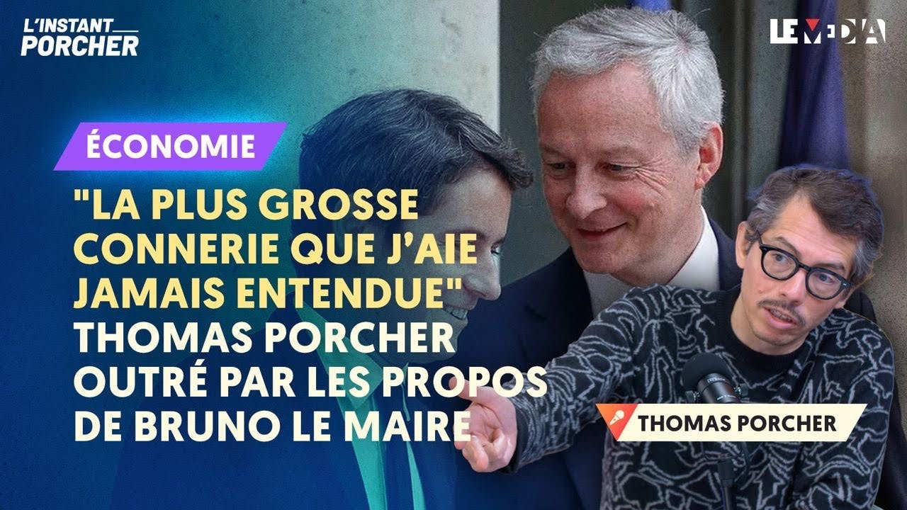 ⁣"LA PLUS GROSSE CONNERIE QUE JE N’AI JAMAIS ENTENDUE" : LES PROPOS SCANDALEUX DE BRUNO LE MAIRE