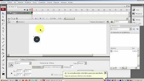 Cómo animar usando interpolación de movimiento en Flash CS3