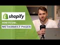 Shopify Metaobject Pages - Metaobjects now have templates!