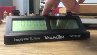 Setting your VTEK300 chess clock for the World Open 2017