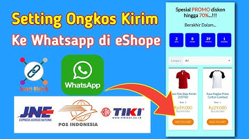 Cara Setting Ongkos Kirim JNE TIKI POS INDONESIA Otomatis Untuk Toko Whatsapp Di Smartbiolink