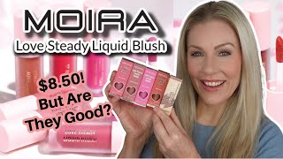 NEW! MOIRA BEAUTY LOVE STEADY LIQUID BLUSH & FACE SCULPT LIQUID CONTOUR \Under $9 But Are They Good?