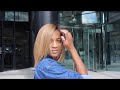 Dark to honey blonde transformation on natural hair virgin hair