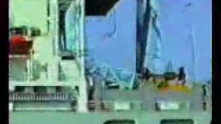 Accident Container crane