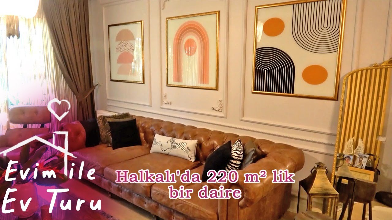 Halkalı'da 220 Metrekarelik Modern Bir Daire | Evim ile Ev Turu