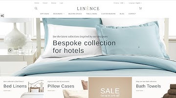 Linence - Bed Linen PrestaShop Theme by RockThemes Website Template - 58978