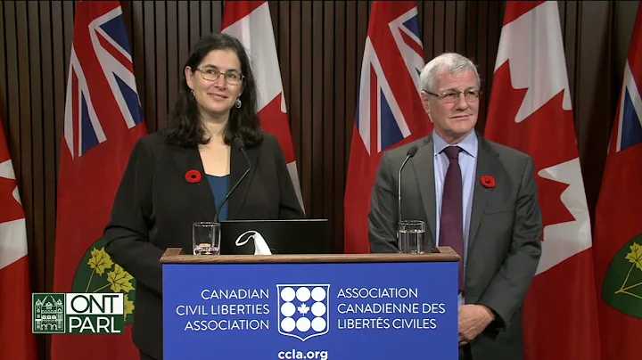 Press Conference on Premier Ford Use of Notwithstanding Clause Re: Bill 28