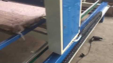 Single Needle Quilting Machine Working Video Export to Jordan