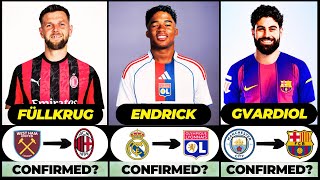 New Confirmed Transfers & Rumours Ft. Endrick, Fullkrug, Gvardiol... Etc