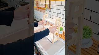 rak bumbu kayu 3 susun