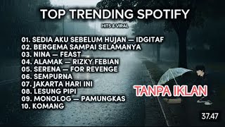 TANPA IKLAN -TOP TRENDING SPOTIFY 2025  /IDGIDAF-SEDIA AKU SEBELUM HUJAN 🍁
