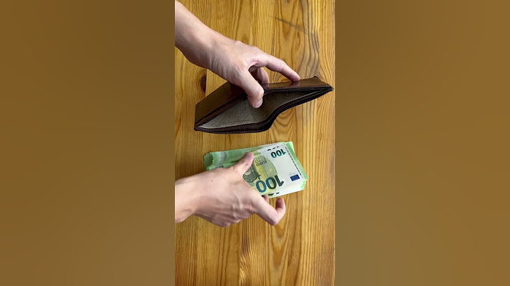 I have a problem: How to fit €15,000 in cash into wallet?