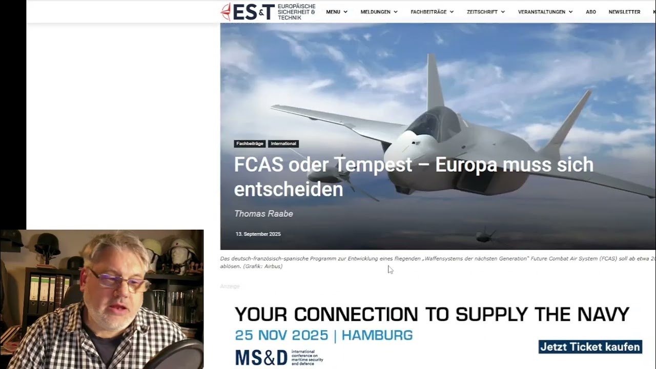 FCAS Kampfflugzeug -Projekt am Ende? Franzosen wollen 80% der Wertschöpfung für sich.