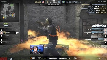 Cloud9 vs NiP  Winning moment  Starseries Season 2