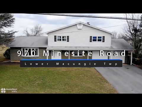 970 Minesite Road, Lower Macungie Twp, PA home video tour