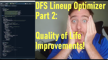 Lineup Optimizer for Daily Fantasy Sports with Python -- Part 2 and Improved!