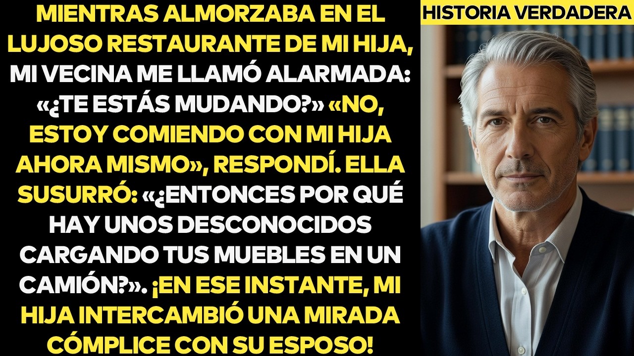 En El Restaurante De Mi Hija Recibí Una Llamada: «¿Por Qué Hay Un Camión De Mudanzas En Tu Casa?»