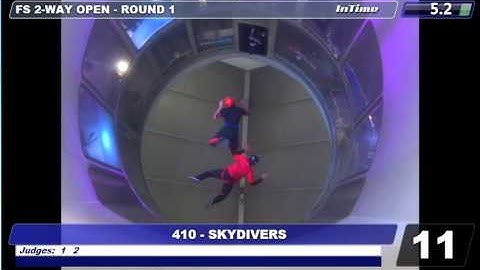 2-way FS Open - Skydivers Round 1