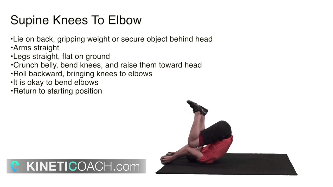 Yoga Pose: Kneeling Elbow to Knee Crunch