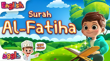 سورة الفاتحة - أحلى تلاوة من قناة داوود الإنجليزية| Dawood English - Quran for Kids - Al-Fatihah 3D