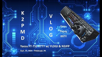 Yeasu FT 710 EASY RTTY w FLDGI and N3FJP