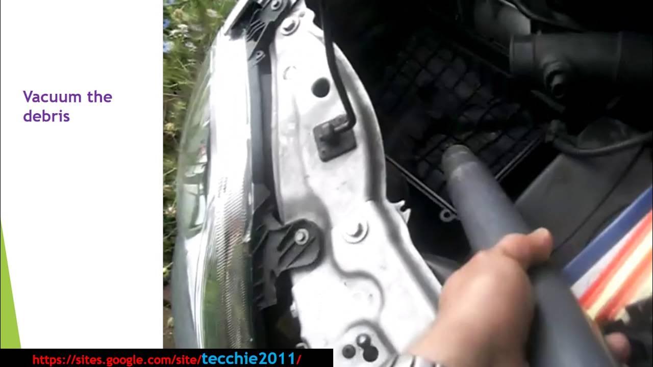 Vauxhall Meriva How to change the Air Filter YouTube