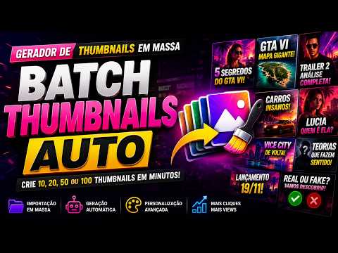 Thumbnails em lote