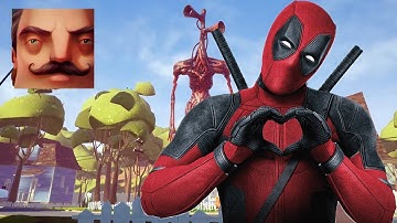 Hello Neighbor - My New Neighbor Deadpool Big Act 2 Random Gameplay Walkthrough