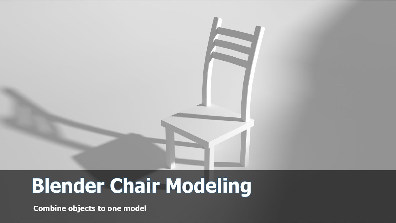 Blender Modeling Tutorial Chair YouTube