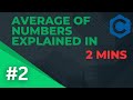 Average of Two numbers explained in 2 minutes||Telugu||Code Craft