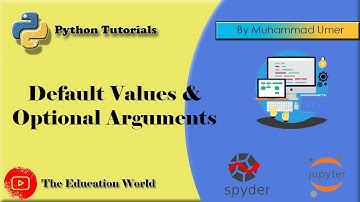 Default values and Optional Arguments | Functions in Python