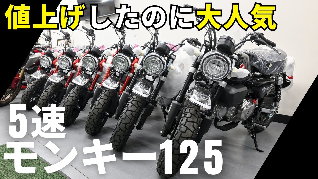 The 2025 new Monkey 125 is super popular! The 5-speed Monkey is