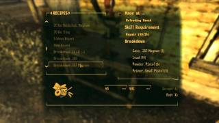 Celebrity [New Vegas][Tut] - Ammo Crafting Profile