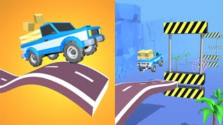 Road Hills All Levels Gameplay Walkthrough | [IOS - Android] By Alexandr Janashvili screenshot 2