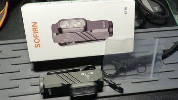 SOFIRN ST10 1000LM Flashlight with White & Red Light