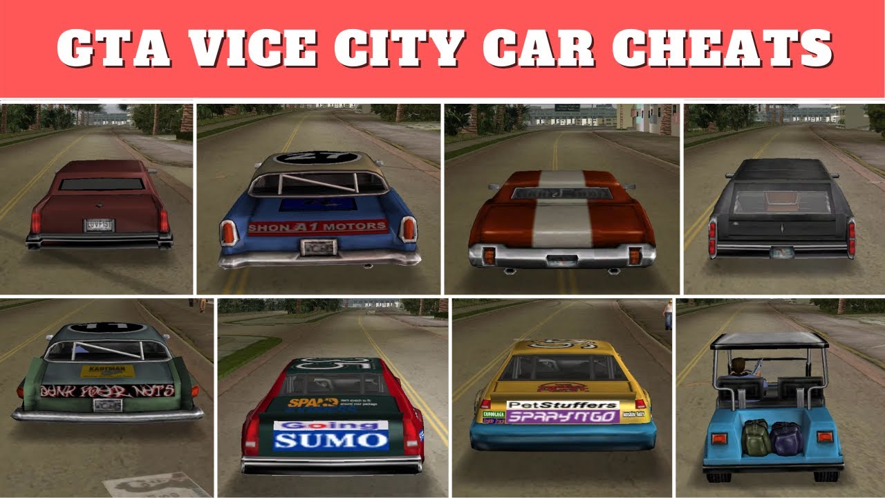 Image result for vice city car cheats codes