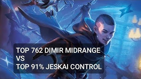 Top 762 Dimir Midrange vs Top 91% Jeskai Control | Standard | Mythic Rank | MTG Arena