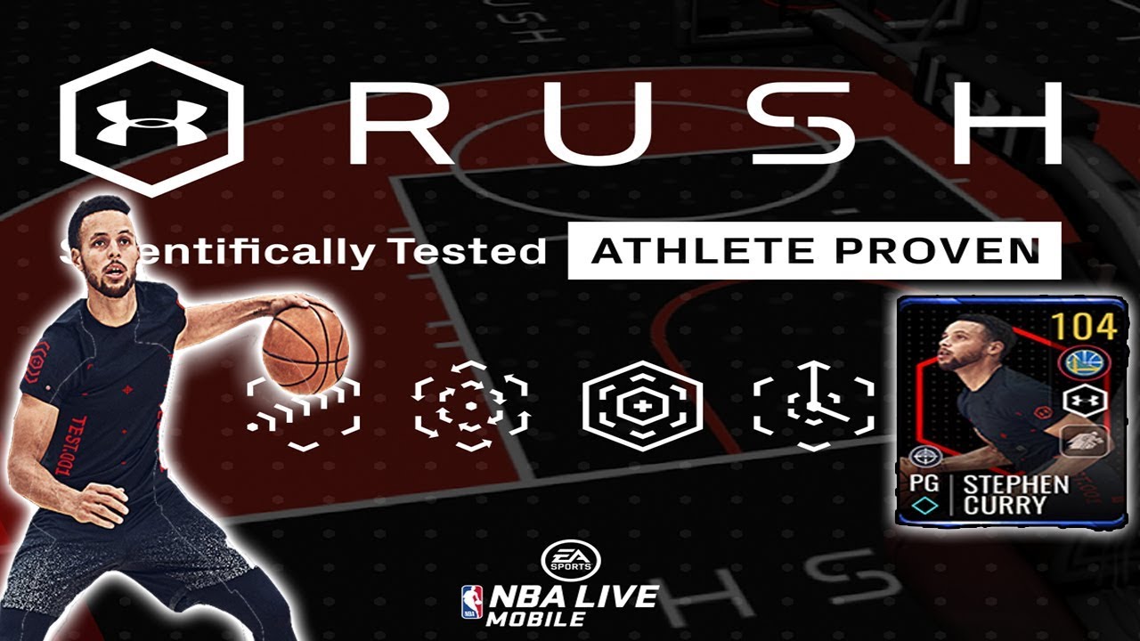 Under Armour RUSH featuring Steph Curry NBA Live Mobile 19 Campaign Walkthrough