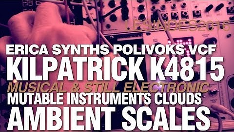 Kilpatrick Audio K-4815 Sequenzer // Erica Syths DTECH VCF Polivoks