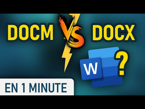 Vidéo: Quelle est la différence entre docs et word ?