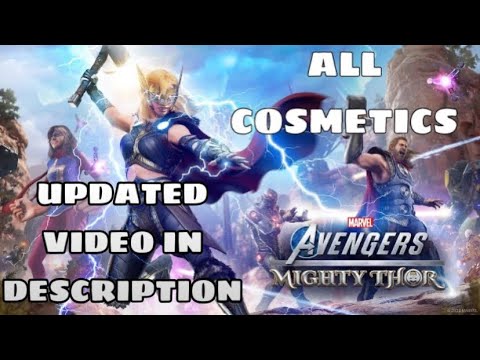 All Jane Foster The Mighty Thor Skins In Marvel's Avengers “OUTDATED NEW VERSION IN DESCRIPTION ”
